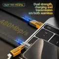 CASIFY CU05 65W 4 in 1 65W Fast Charging Cable USB To Type C PD Cable Fast Charger Mobile Phone Cable 65W Fast Charging Cable Type C to C Usb To C To iPhone Cable.