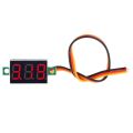 LED Display Mini 0.36 Inch DC 0-100V Digital Voltmeter - Panel Indicator Monitor Voltage Meter - Compact Design for Convenience.