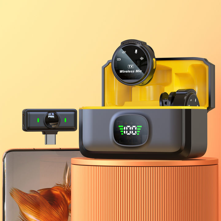 Xiaomi%20Wireless%20Lapel%20Microphone%20USB-C/iOS%20Interface%20Lavalier%20Mic%20Noise%20Cancel%20164ft%20Range%20for%20Android/iPhone/Camera/PC/Laptop%20-%20Image%202