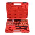 KOGEEK 42Pcs Rethread Reapir Tools Kit Metric File Thread File UNF/UNC Rethreader Dies Taps. 