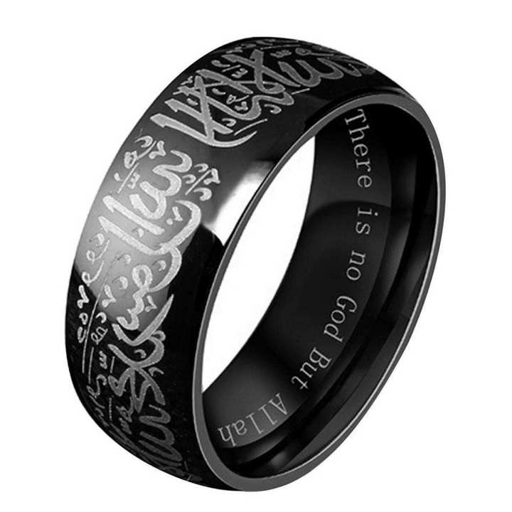 Zinc Alloy Islamic Jewellery Ring