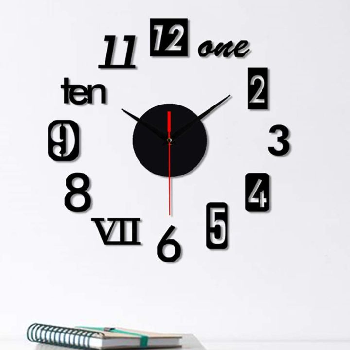 DIY%20Wall%20Clock%20-%20Modern%203D%20Mirror%20Wall%20Clock%20Decor,Roman%20Numerals%20Clock%20-%20Wall%20Sticker%20Clock%20Home%20Room%20Decor%20Black%20-%20Image%208