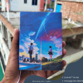 "Your Name" anime based Small Notebook (5.4"*4"   ,A6 size)  - Notebook/sketchbook/sketchpad for drawing, sketching, writing with classic look. 