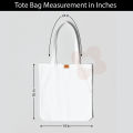 SamiaCrafts Versatile Canvas Tote Bag with Zipper for Women – Perfect for University, College, and Everyday Use.