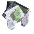 Electronic watches for men and women student waterproof ins style Korean version simple junior high school youth sports children's watches.