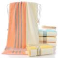 Pure cotton bath towel thickening and lengthening towel bath towel. 