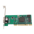 PCI Graphics Card, 8MB PCI VGA Video Card Support 64 Bit PCI X for Industrial Computer Multi Display.