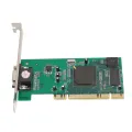 PCI Graphics Card, 8MB PCI VGA Video Card Support 64 Bit PCI X for Industrial Computer Multi Display. 
