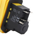 Electromagnetic Switch 120V 16A Power Tool Push Button Switch IP55 Waterproof for Machine Tool Bench Drill.