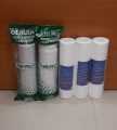 Sediment Filter PP (1 Micron)-3 Pcs, CTO Net Carbon-1 Pcs and 10" UDF Box Carbox-1 Pcs (5 Pcs Package) HERON PREMIUM. 