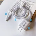 4 in 1 Charger Case for Apple 20W 18W Fast Charging Adapter Cute Astronaut Snoopy iPhone 13 12 11 iPad Clear Soft Cover for USB Data Line Protection. 