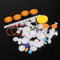 78pcs Gearbox toy robot motor plastic gear DIY model accessories.