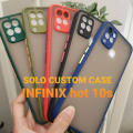 Matte Finish Back Cover For Inifinix Hot 10s. 