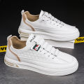 White Shoes 2023 Men's Shoes Summer New Breathable Men's Casual Sneakers All-Match Fashion Shoes Men's Fashion.