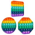 Funny Parent Child Fidget Pop It Sensory Toys for Kids. 