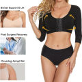 Womens Arm Shaper Post Surgery Arm Lipo Compression Sleeves Hooks Front Closure Shapewear Bra Posture Corrector. 