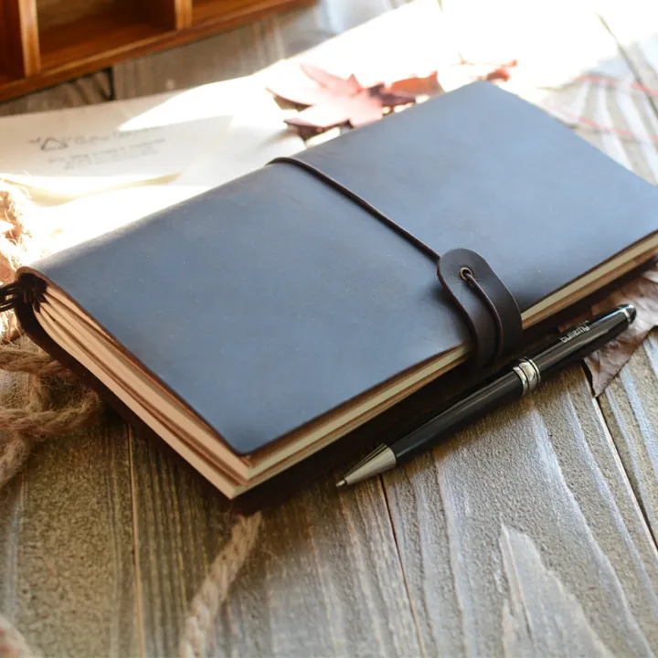 Leather%20Soft%20Cover%20Refillable%20Journal%20Notebook%20with%20Elastic%20Strap%20Diary%20Travel%20Business%20Notepad%20Lined%20Blank%20Grid%20Paper%20for%20Men%20&%20Women%20Sketching%20Writing%20-%20Image%207