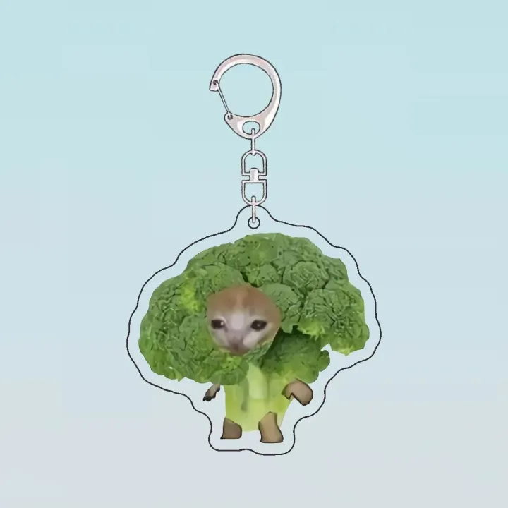 Apple%20Cat%20Memes%20Keychain%20Banana%20Cat%20Popular%20Schoolbag%20Mobile%20Phone%20Pendant%20Acrylic%20Fun%20Gift%20For%20Students%20Keyring%20Accessories%20-%20Image%202