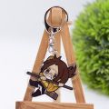 9 Styles Attack on Titan Keychain Shingeki no Kyojin Key Chain Acrylic Cartoon Pendant Accessories Keyring Anime Fans Gifts. 