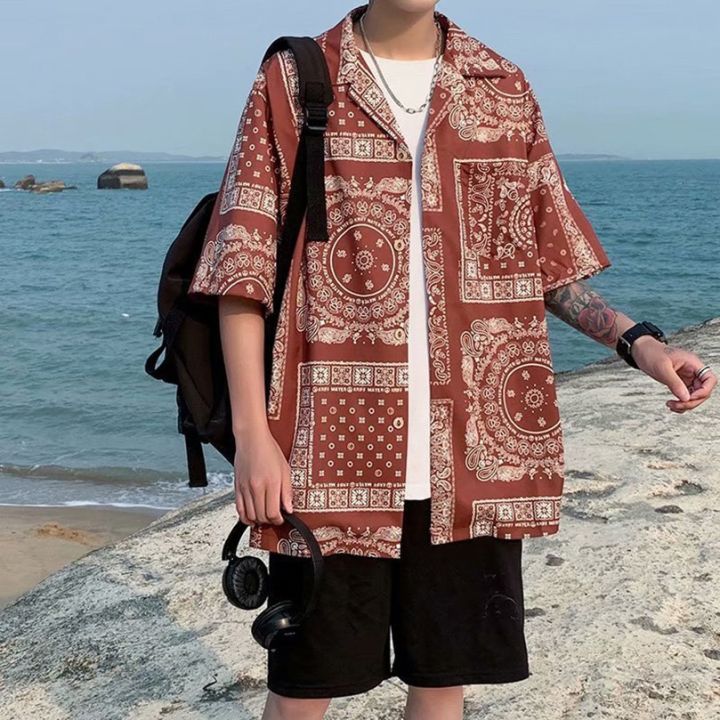 Bandana%20Shirt%20Men%20Women%20Streetwear%20Shirt%20Paisley%20Shirts%20Hip%20Hop%20Short%20Sleeve%20Shirt%20Beach%20Male%20Clothing%20Harajuku%202022%20Summer%20-%20Image%203