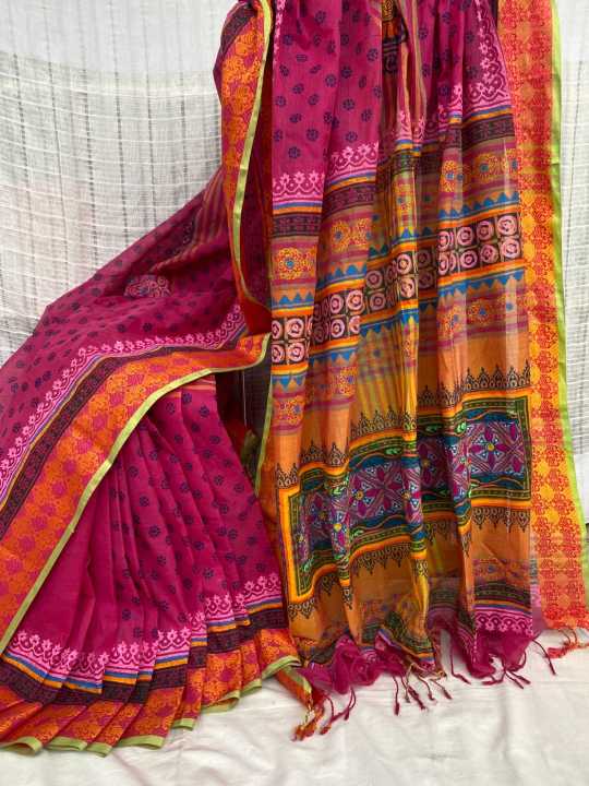 New Exclusive Pure Aarong Cotton Saree..