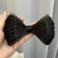 Synthetic Hair Bow Buns Hair Clip Bun Hairstyle Bow Hair Accessories for Women Brown Black Chignon Hairpins Wig Hair Bun. 