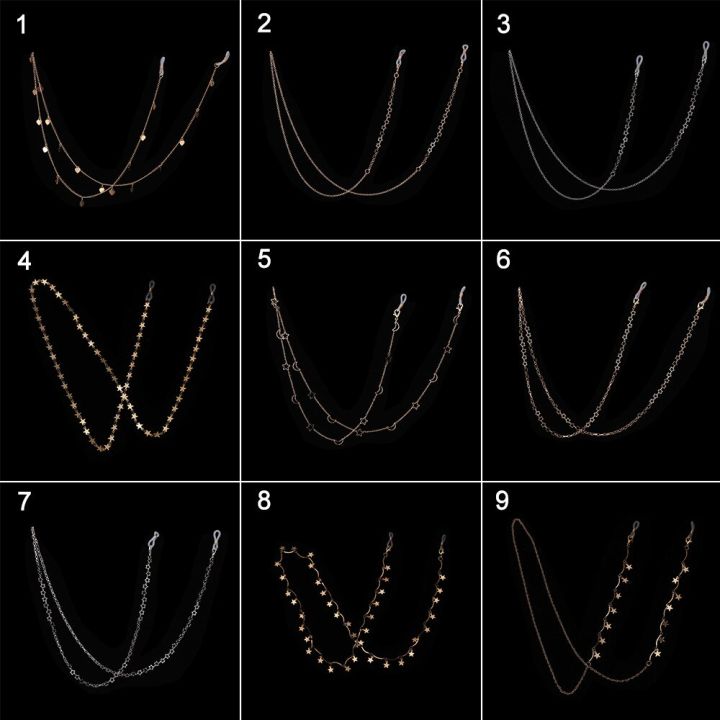 2021%20Fashion%20Sunglasses%20lasses%20Chains%20ask%20Chains%20ren%20Accessories%20Eyeglass%20Eyewear%20old%20Color%20Chain%20ift%20For%20Women%20s%20-%20Image%206