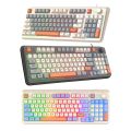 K82 Gaming Keyboard RGB Light Mechanical Keyboard USB Port Luminous Keyboard 94 Keys Wired Keypad for Notebook Laptop Desktop.