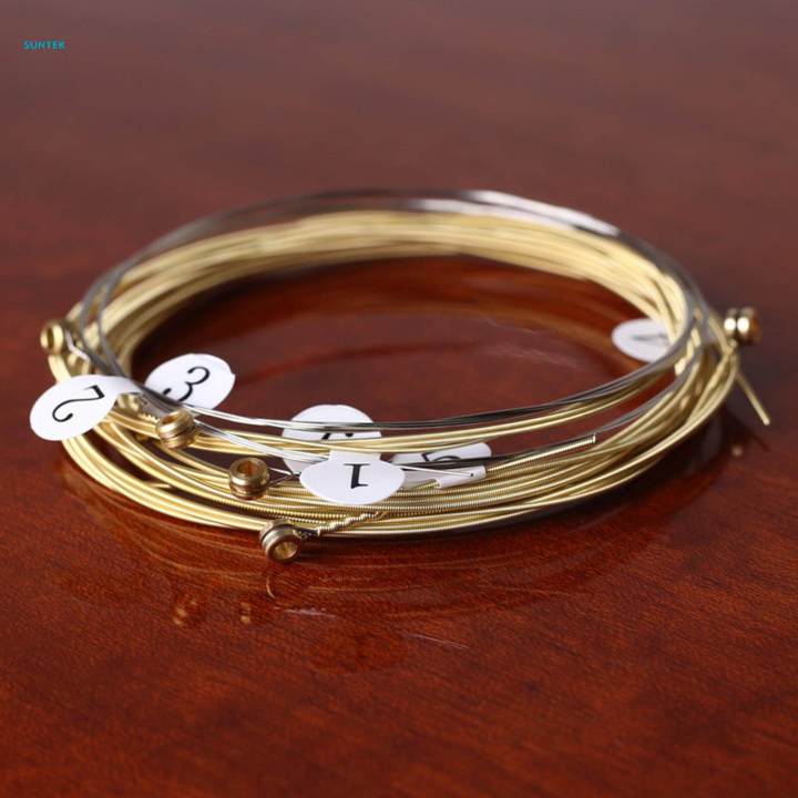 6x%20Brass%20Guitar%20Strings%20Acoustic%20Guitar%20Strings%20for%20Electric%20Guitar%20Musical%20Instrument%20Accs%20-%20Image%208