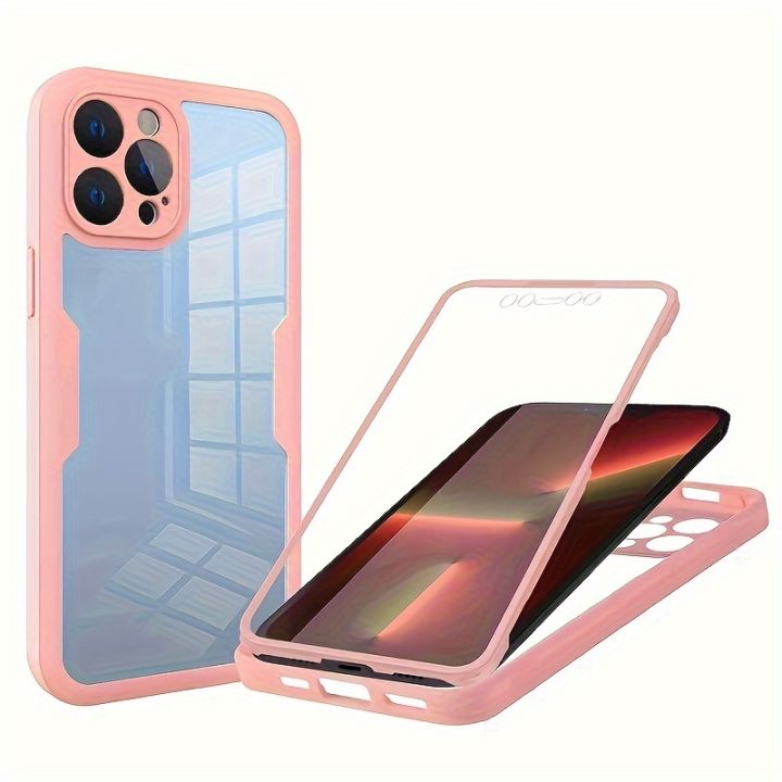 360%20Full%20Body%20Front%20Back%20Clear%20Case%20For%20iPhone%2013%2014%2011%2012%20Pro%20Max%20XS%20X%20XR%2015%20Plus%20Luxury%20Silicone%20Bumper%20Shockproof%20Back%20Cover%20-%20Image%205