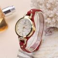 Leather Strap Watch Strap Fashion Ladies Quartz Watch Fancy Women Watches Jewelry Sophisticated And Stylish Women Watch.