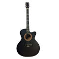 Dark DK-100B Best Beginner choice Premium Acoustic Guitar + Bag + Picks - Black. 