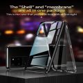 Double Sided Tempered Glass Magnetic Adsorption Metal Case for Samsung S23 S24 Ultra S22Plus S21 S20 S23FE Full Protective Cover. 