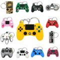 Game Machine Keychain Keyring Cute Gamepad Boy Joystick Key Chain PS4 Game Console Keychains Bag Car Hanging Ring Accessories.