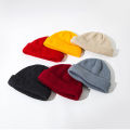 Men Women Mini Fisherman Beanie Hat Winter Soft Woolen Knitted Docker Skull Cap. 