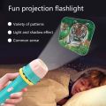 Montessori Flashlight Toy Cartoon Animation Projector Toy Electric Torch Hand Shadow Game Set Early Learning Kids Gift.