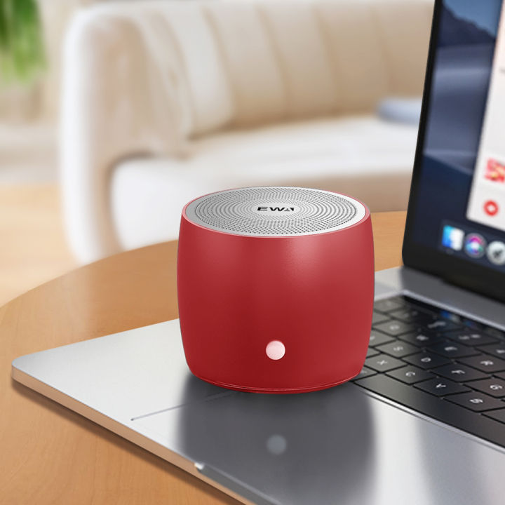 EWA A103 Bluetooth Speaker Bass Metal Material Speaker Portable