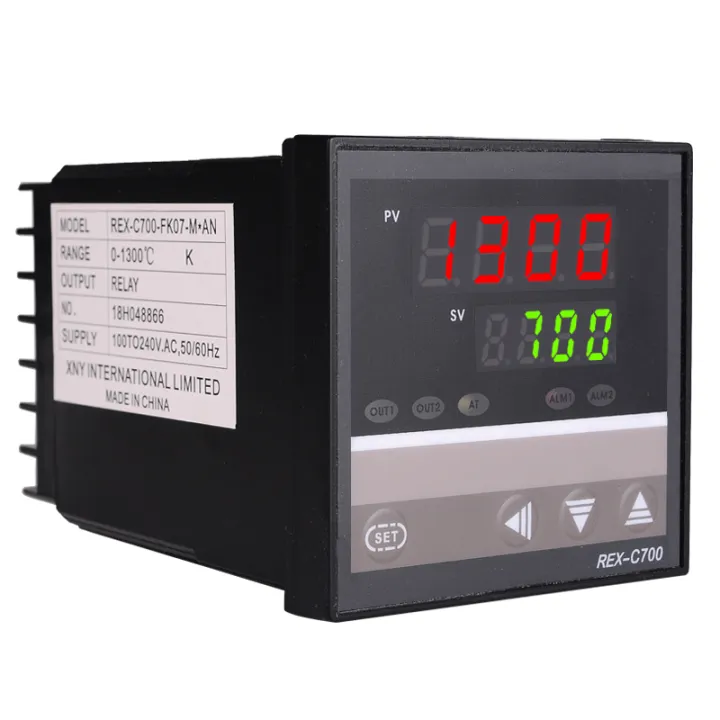 1PCS%20AC%20220V%20Oven%20Temperature%20Controller%20RKC%20REX-C700%20Thermocouple/PT100%20Input%20Relay%20Output%2072*72mm%20-%20Image%203