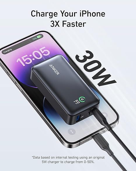 Anker%20Power%20Bank,%20533%20Power%20Bank%20(PowerCore%2030W),%20Power%20IQ%203.0%20Portable%20Charger%20with%20PD%2030W%20Max%20Output,%2010,000mAh%20Battery%20Pack%20for%20iPhone%2015/14%20Series%20-%20Image%202