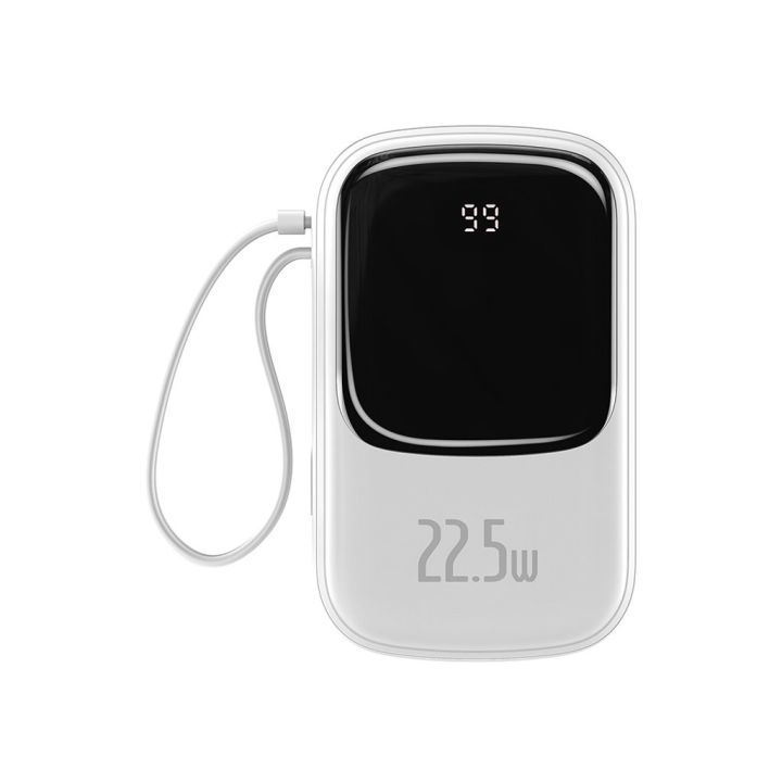 BASEUS%20Power%20Bank%2022.5W%2020000mAh%20Built-In%20Lightning%20&%20Type-c%20Cable%20Qpow%202%20Digital%20Display%20Fast%20Charging%20Power%20Bank%20Black%20-%20Image%203