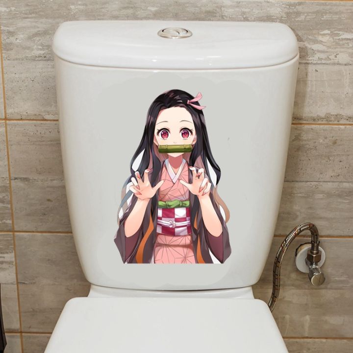 Wcs1058%20Demon%20Slayer%20Cute%20Anime%20Girl%20Kamado%20Nezuko%20Wall%20Sticker%20Waterproof%20Decal%20Pvc%20Home%20Decoration%20Kids%20Room%20Living%20Room%20Toile%20-%20Image%203