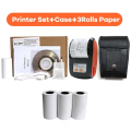 Bluetooth Thermal Printer 58mm (2-inch) | POS Receipt Printer Compatible with Smartphone, Android, iOS, Windows, Computer | Portable Wireless Mobile Printer For Bill Printing, Ticket Printing, Token Printing | Goojprt PT-210 with 3 Rolls. 