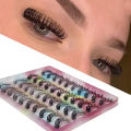 LTWEGO Lashes 5/10/20 Pairs 3D Faux Mink Lashes Russian Strip DD Curl False Eyelashes Fluffy Volume Eyelash Extension Makeup.
