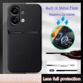 For Redmi Note 13 4G Phone case Luxury PU Leather Magnetic Holder For Xiaomi Redmi Note13 Note 13 4g Shockproof Back Cover.