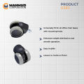 5pcs Abrasion resistant silent wheel rubber wheels  5p-MHN. 