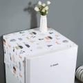 Dustproof Fridge Cover - Multifunctional Waterproof Refrigerator Cover/ Fridge Dustproof Cover With Storage Bags. 
