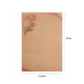 8sheets Stationery Sketch Pad Drawing Pad Letterhead Letterform Vintage Writing Paper Letter Paper Flower Design. 