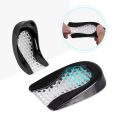 1 Pair Silicone Insoles Heel Relieve Foot Pain Cushion Soles Protectors Support Shoe Pad Feet Care Men Woman Orthopedic.