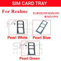Realme X2 RMX1992 RMX1993 RMX1991 Sim Tray Micro SD Card Slot with Sim Ejector Pin Replacement Part. 