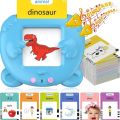 Talking Flash Cards Early Educational Toys Baby Boys Girls Preschool Learning Reading Machine Interactive Gift Luhuai CVC.